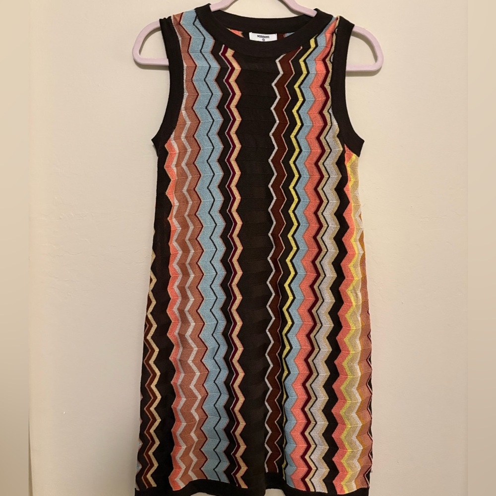 Missoni Multicolor Zigzag Mini Dress